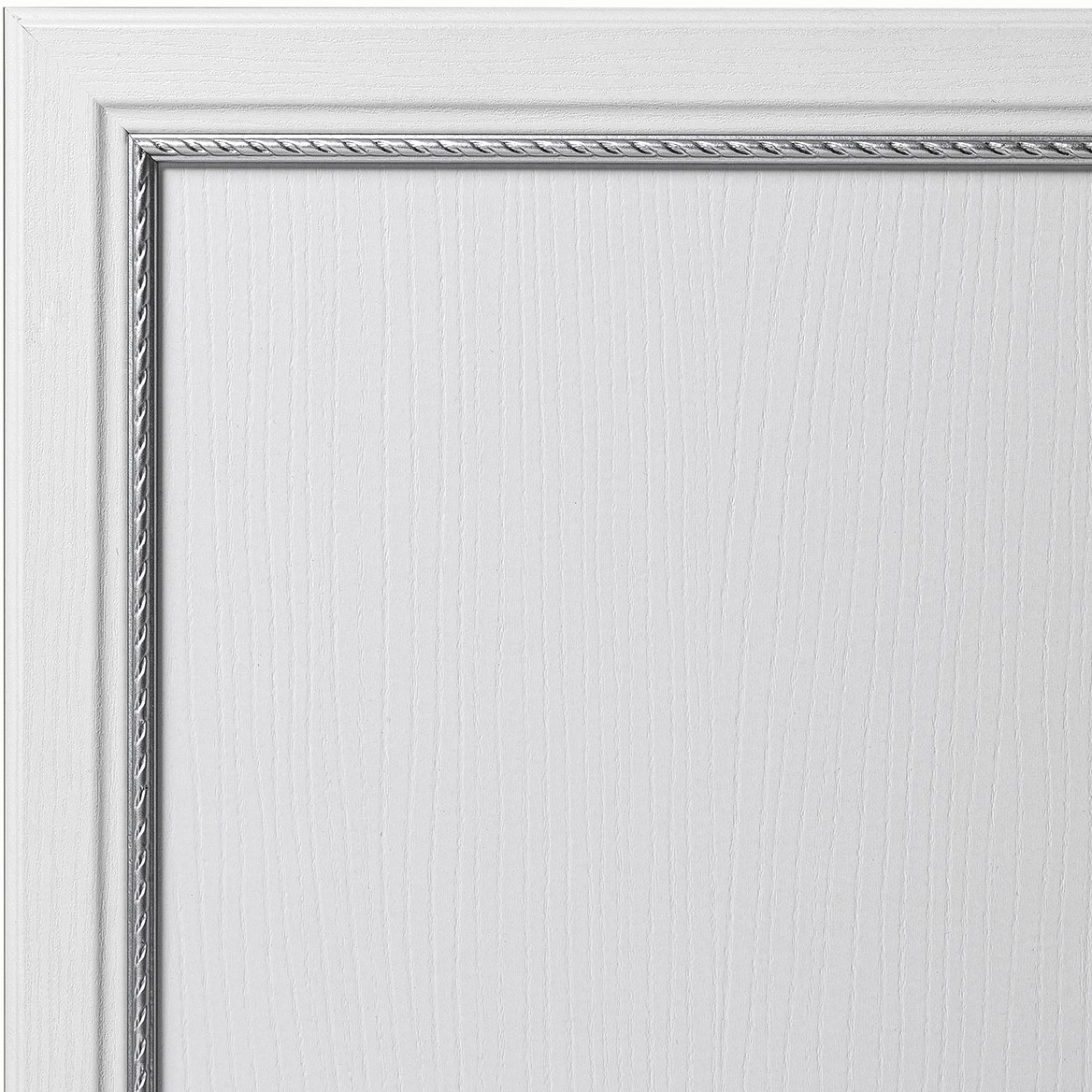 Bianco frassino treccia argento